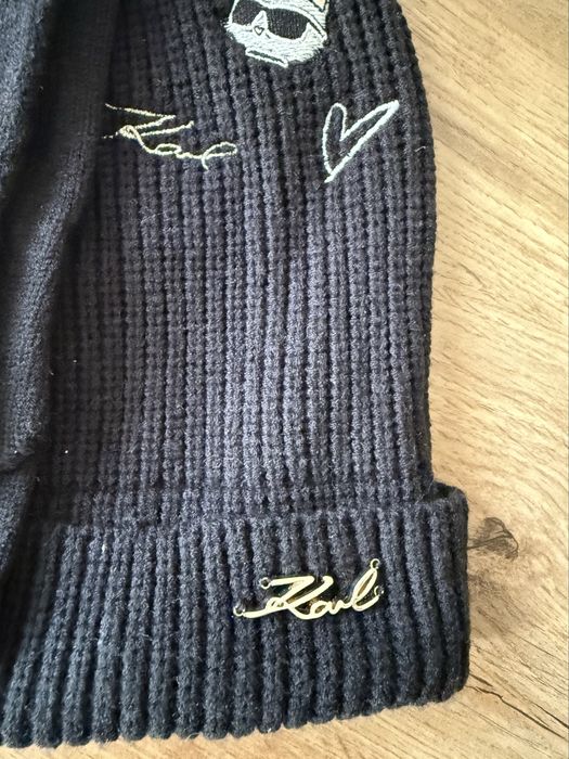 Комплект шапка рукавиці KARL LAGERFELD