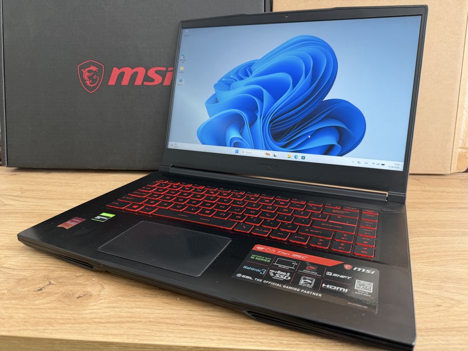 MSI GF63 Thin 10SCXR/15,6"/Intel I5-10500h/RAM 16GB/GTX 1650/240GB SSD + 500GB HDD