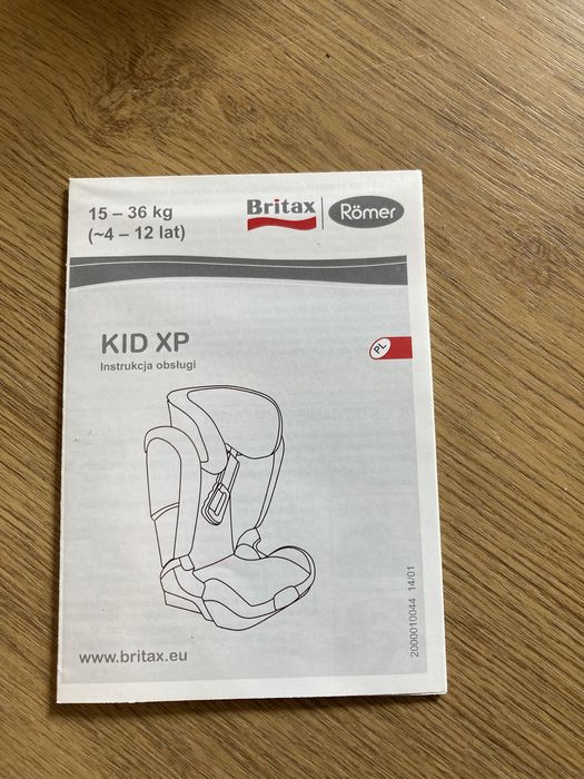 Fotelik Britax Römer Kids XP 15-36 kg