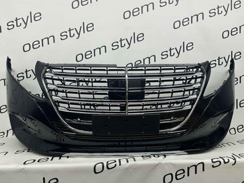 Передний бампер Exclusive Mercedes W447 V-Class Metris Vito Рестайлинг 2024-2026