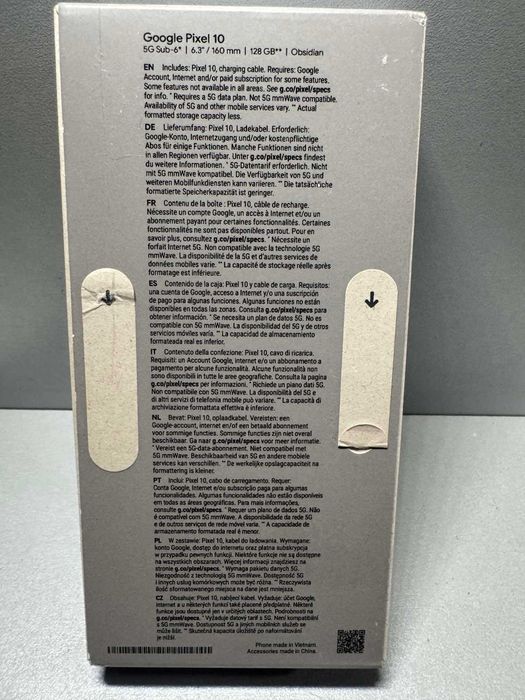 Смартфон Google Pixel 10 12/128GB Obsidian Новий!