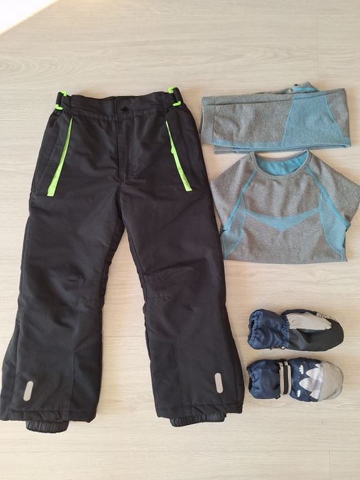 Zestaw na narty 116 spodnie narciarskie Cool Club  bielizna termiczna