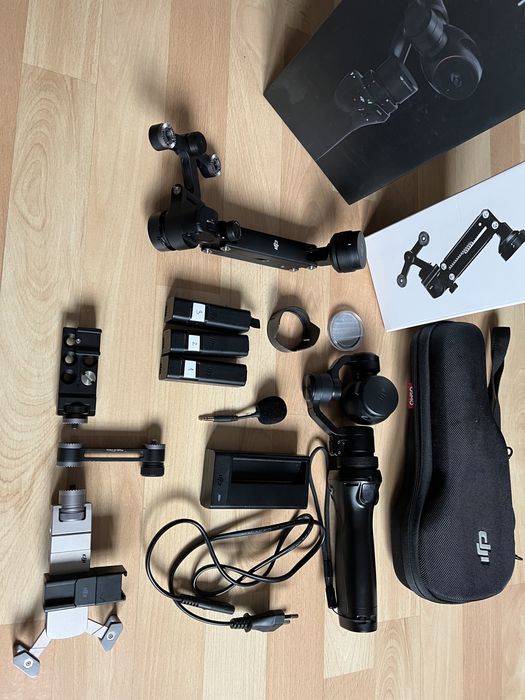 DJI Osmo 4k z kamera X3, gimbal ręczny, bogaty zestaw