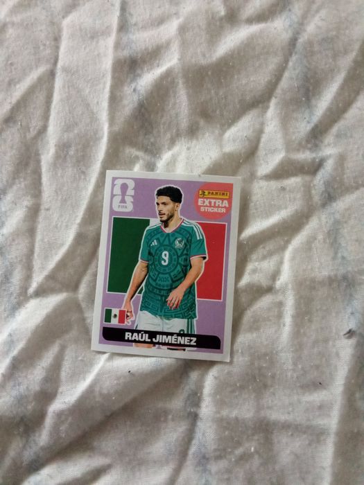 Extra Sticker Raúl Jiménez — Coleção Oficial Panini Mundial