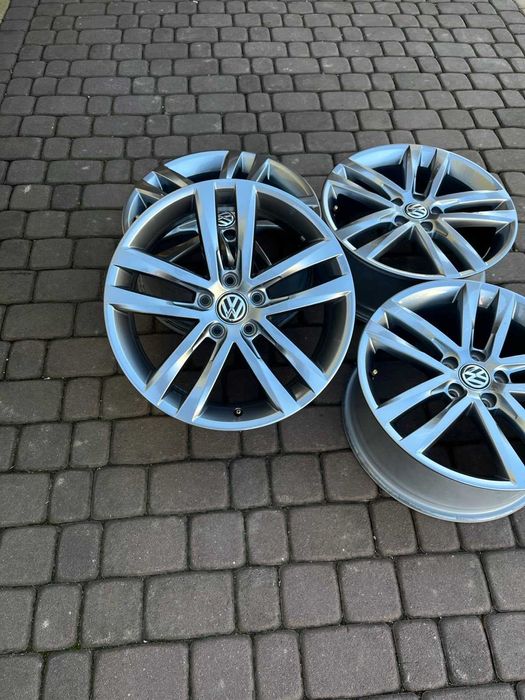 Oryginalne alufelgi Vw 5x112 18 cal Golf 5 6 7 GTI GTD R-Line Salvador