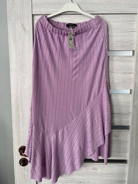 Spodnica dluga liliowa