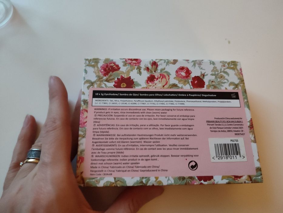 Pudełko ozdobne z lusterkiem