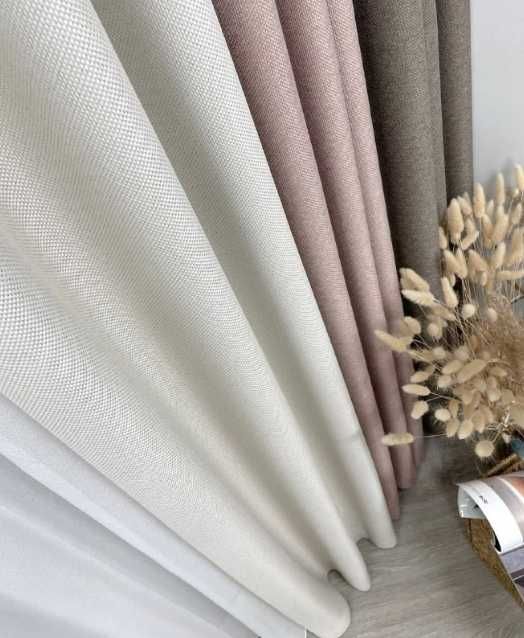 Штори БЛЕКАУТ готові, бархат шторы, гардины тюль мікровелюр мрамор