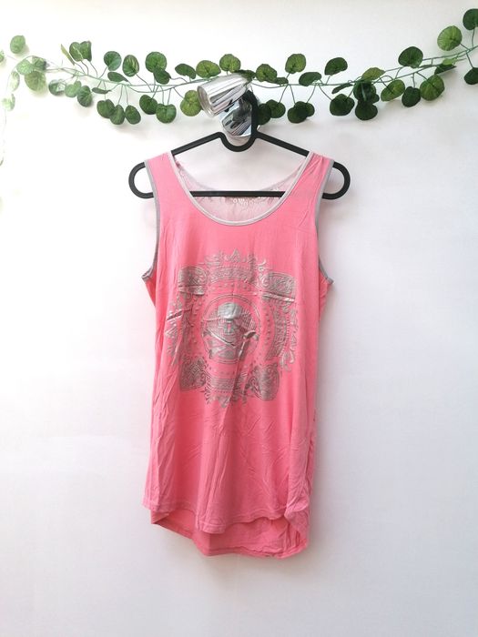 Camisola Rosa com estampagem prateada