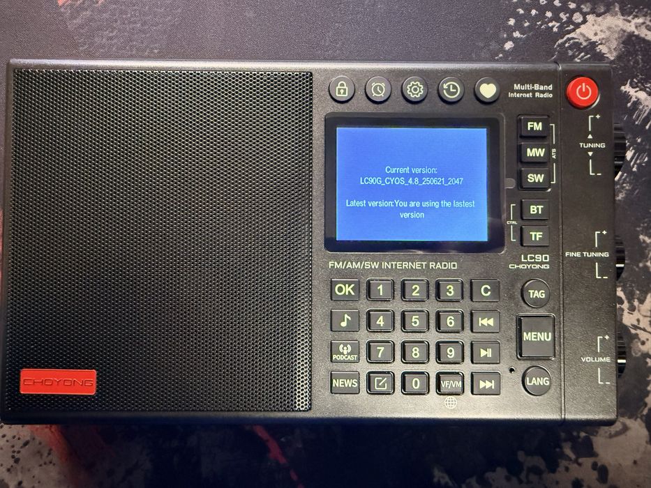 Нове інтернет-радіо CHOYONG LC90 + чохол FM/LW/MW/SW/Internet/WiFi/4G