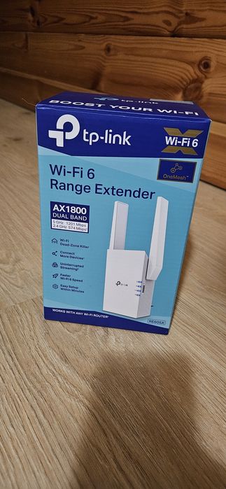 Wzmacniacz WiFi AX1800 Range Extender RE605X TP-Link