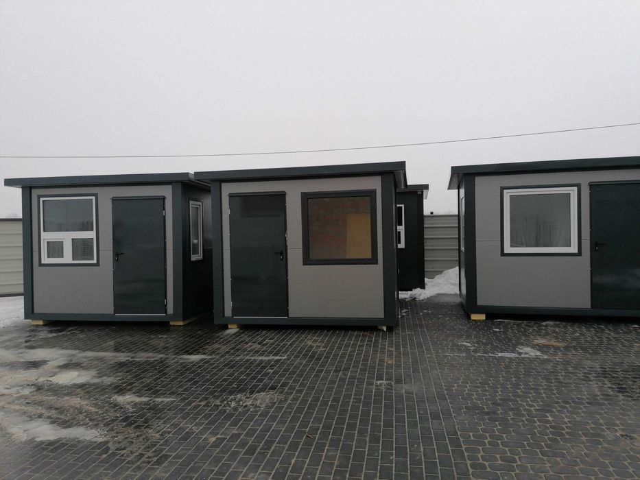 Pawilon budka kontener stróżówka biuro waga socjal kiosk skup