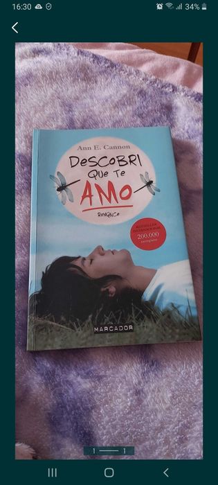 Livro " A coisa mais bela "/descobri que te Amo