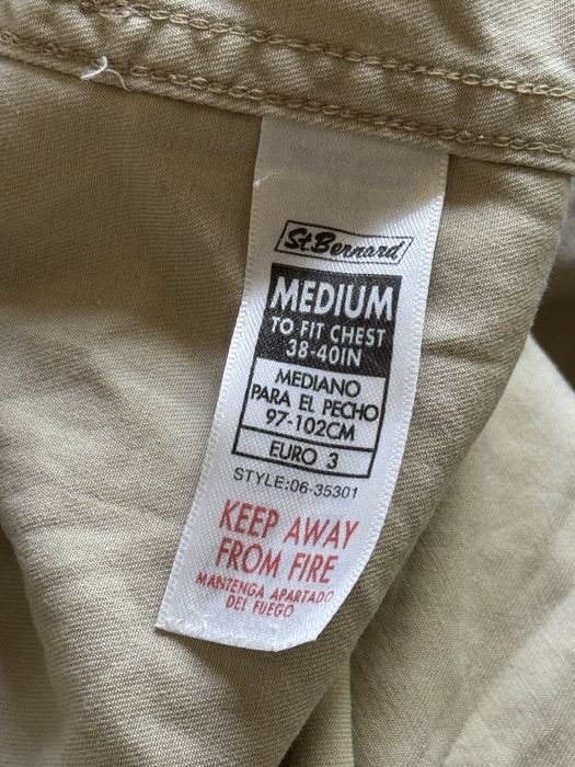 Beżowa koszula męska M Trademark wierzchnia bawełna