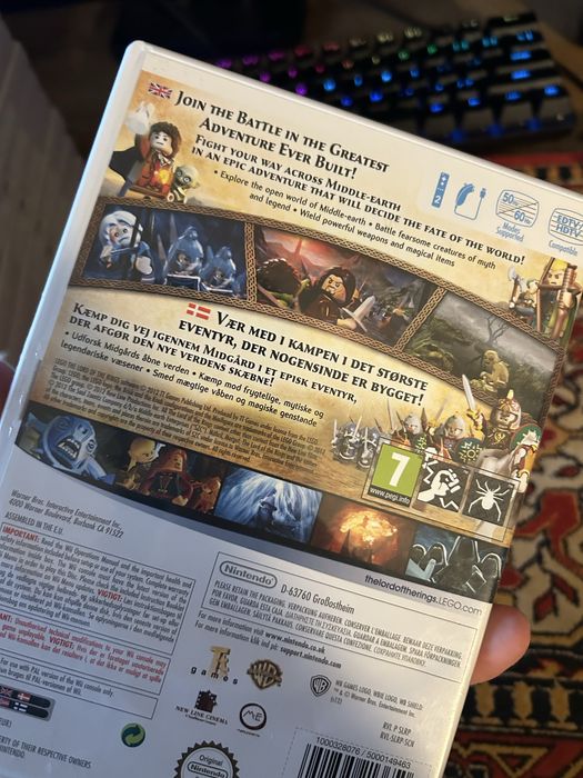 Lego lord of the rings nintendo wii