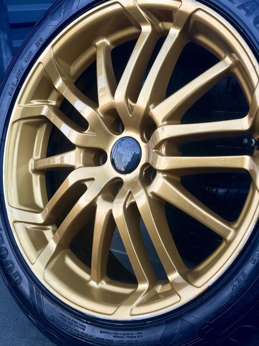 Felgi Brock 18" 5x112 8J ET42 Złote Alufelgi VW Audi Seat Skoda Mercedes