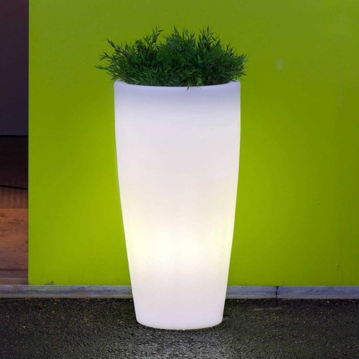 Vasos com iluminação rgb