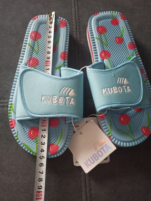 Klapki Kubota damskie 38