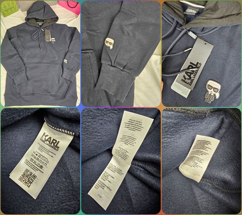 Bluza męska kaptur Lacoste maly znaczek Ralph Lauren karl