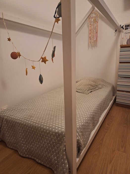 Cama Infantil Montessori + estrado + colchão