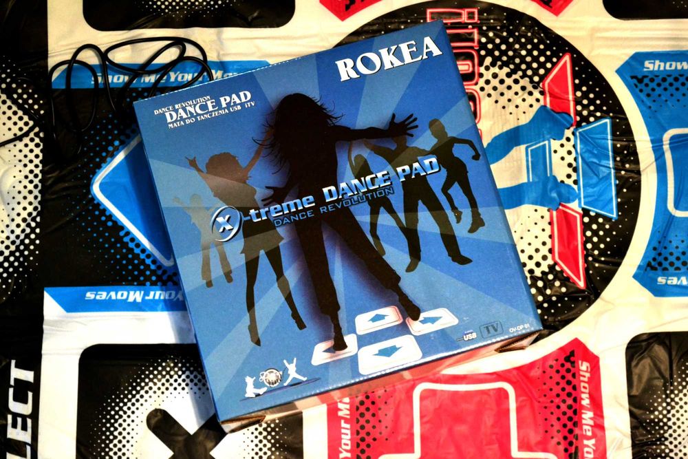 Музыкальный танцевальный коврик активное развлечение игра