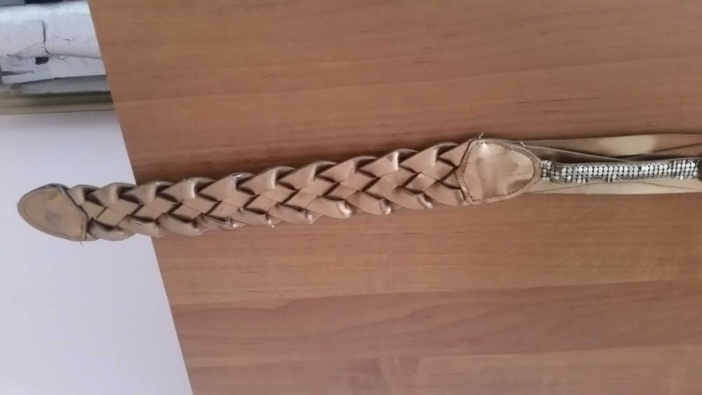 Pasek damski, kolor miedź, dług. 103 cm