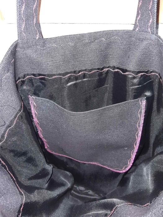 Женская сумка ШОППЕР (из денима)