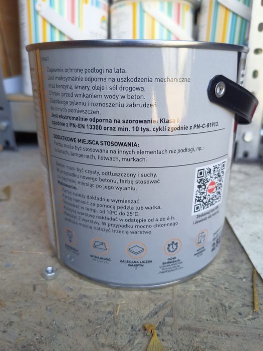 Altax farba do podłóg betonowych Antypoślizgowa 4 kolory puszki 2,5L