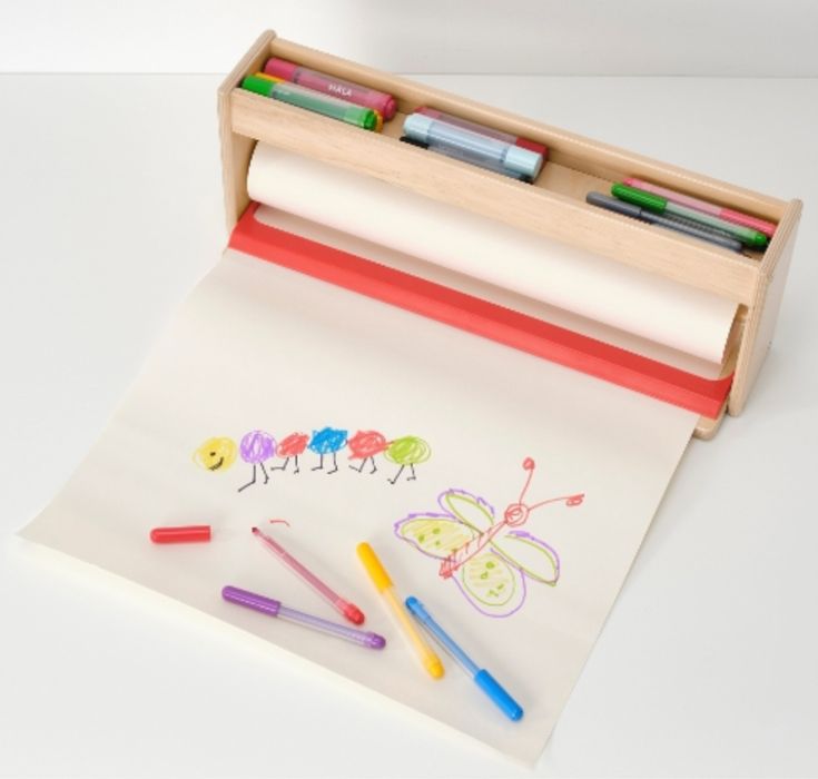 ІКЕА Тримач для паперу з контейнером MÅLA МОЛА 704.889.69