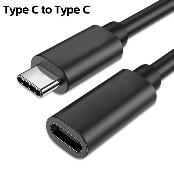 Cabo de extensão USB-C 5A 1,5m