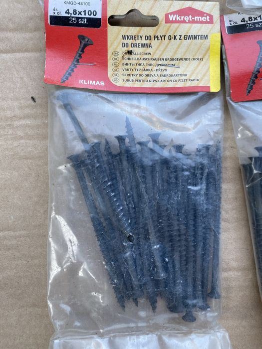 Wkręty do GK i drewna 4,8 x100