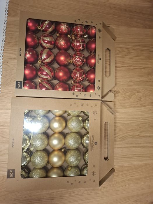 Conjunto de bolas de Natal