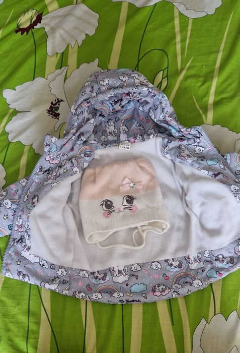 Курточка дитяча+шапка(весна-осінь)