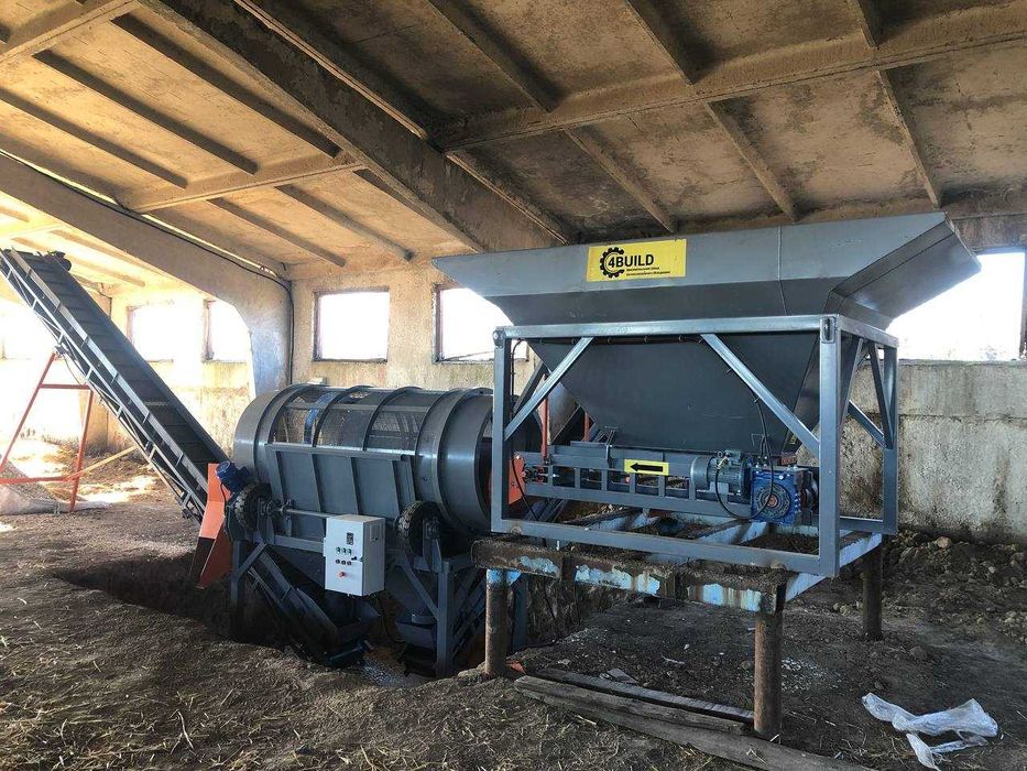 Барабанное сито, вібросито, барабанне сито, просіювач, грохот