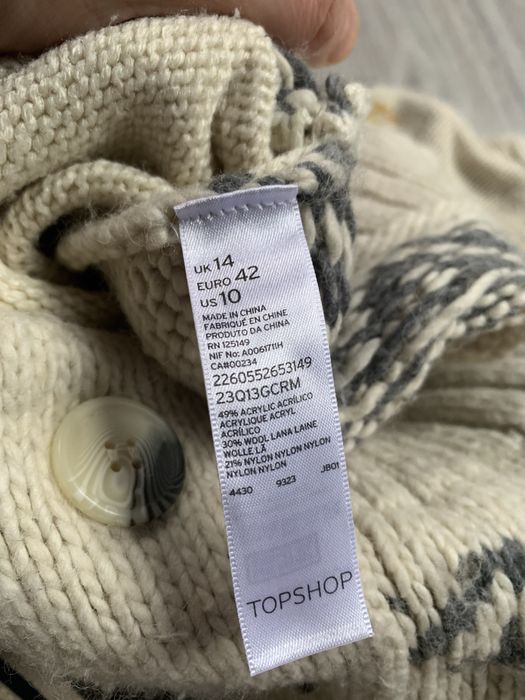 Wełniany sweter Topshop 42