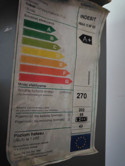 Lodówko-zamrażarka Indesit Total No Frost