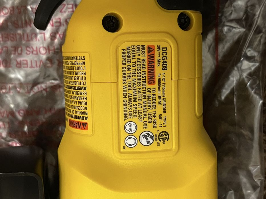 Болгарка DeWalt DCG 408