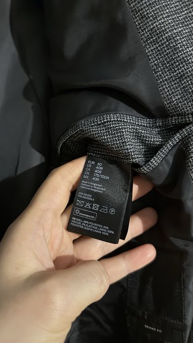 Marynarka skinny fit H&M 50