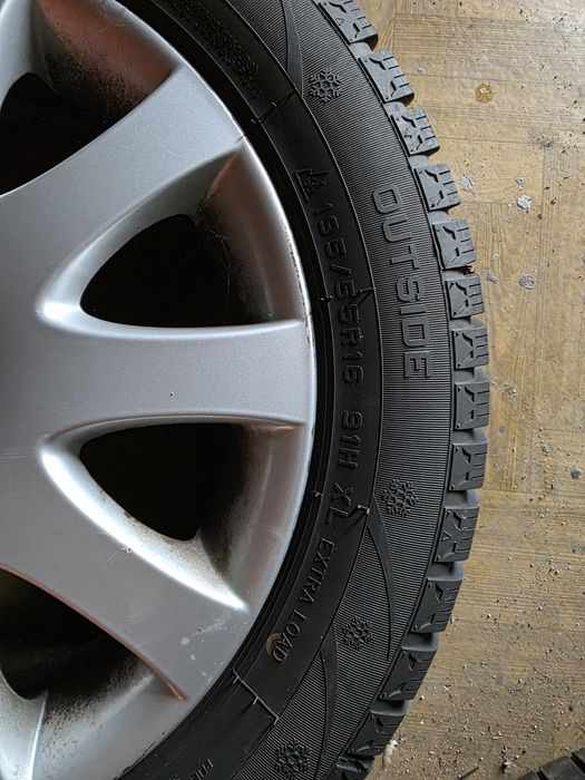 Koła Zimowe  ładne opel corsa 195x55R16