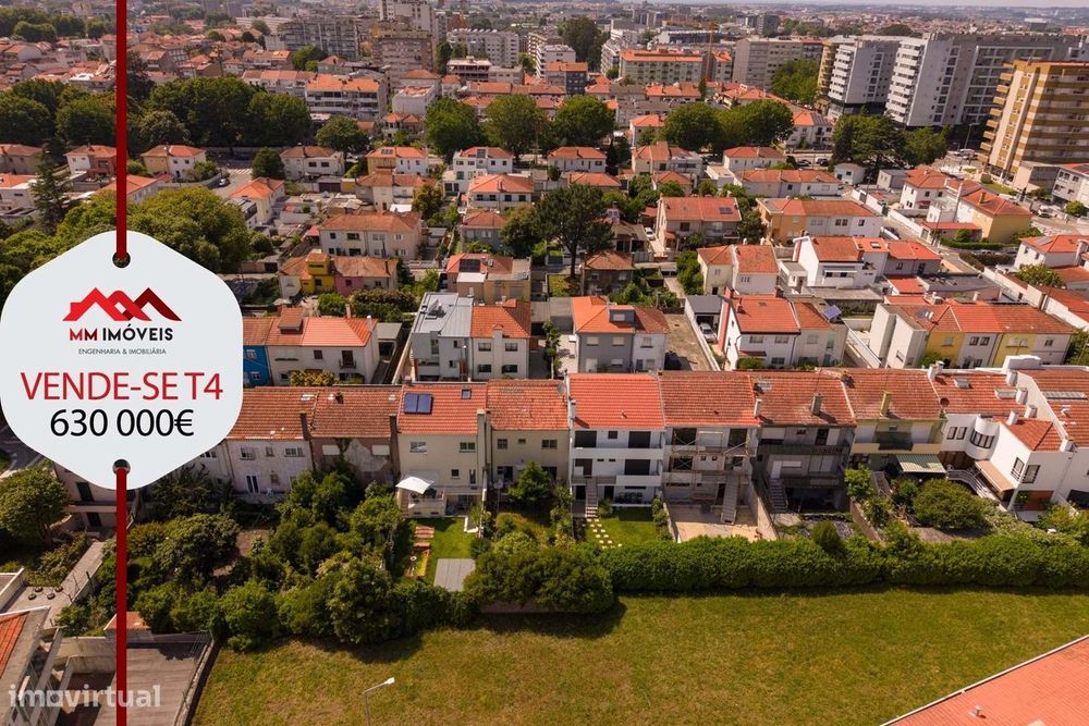Moradia T4 | Antas | Jardim Privativo | Garagem | Próxima de Colégios