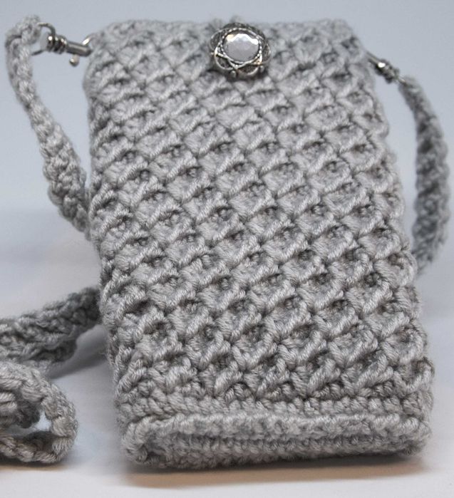Torebka - etui do smartfonów – ręcznie robiona – nr kat. (EDS17)