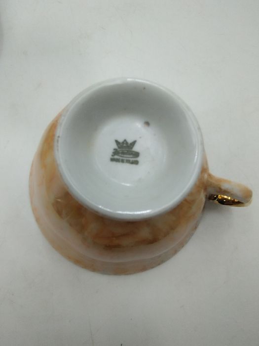 Serwis herbaciany Karolina vintage retro prl