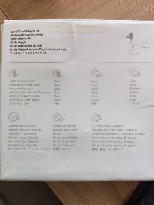 Apple kit adaptadores para viagens