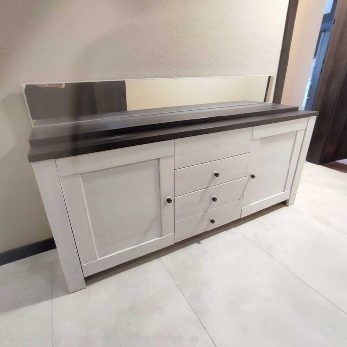 Komoda / szafka pod TV + lustrzana półka