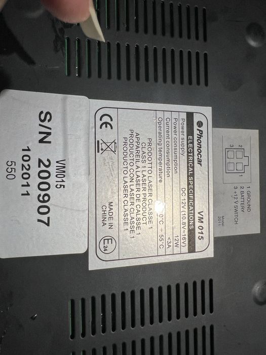 Vendo Leitor dvd auto