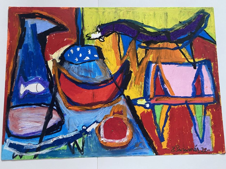 João Paramés Pintura a pastel sobre papel