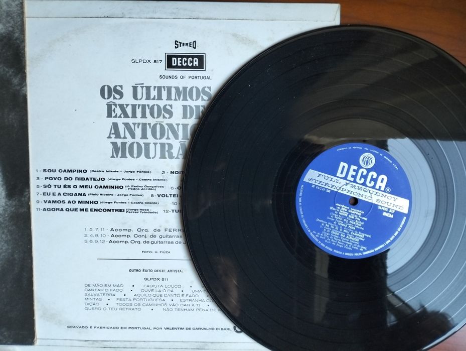 Discos de vinil LP António Mourão