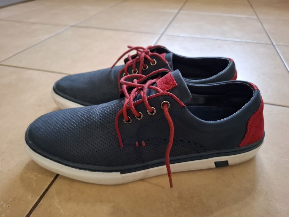 Venezia trampki granatowe męskie