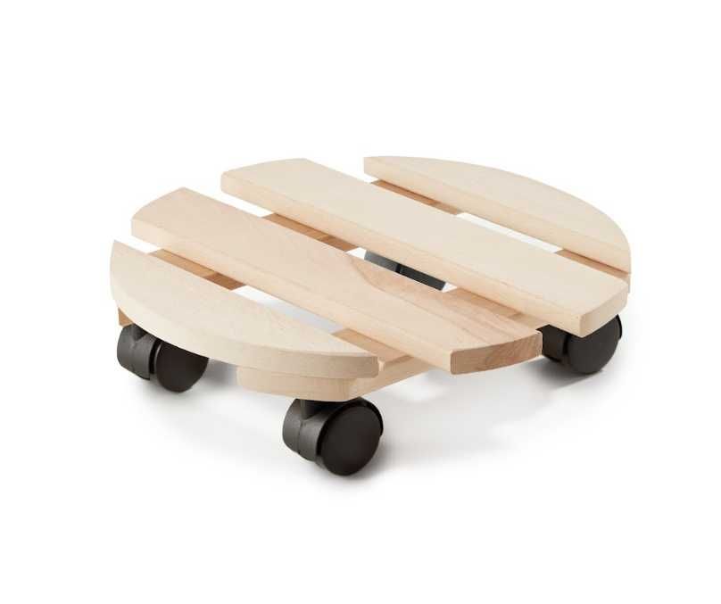 Drewniana podstawka stojak pod doniczkę kwiatek