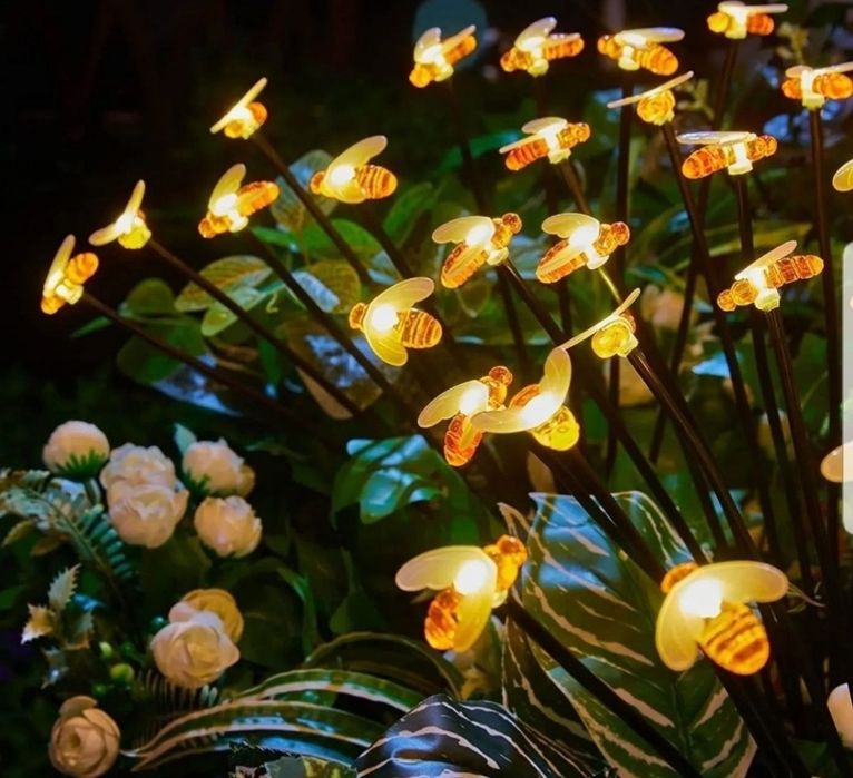 Сонячні світильники бджілки. Садовий ліхтар. Садовый светильник